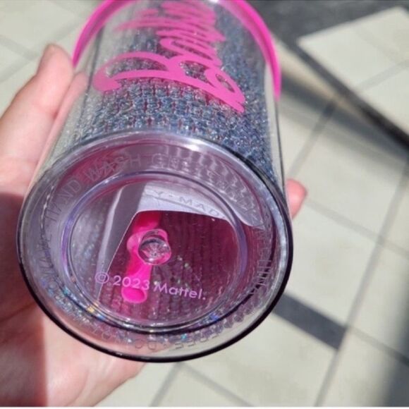 NWT Barbie Silver Rhinestone Tumbler - Picture 6 of 8